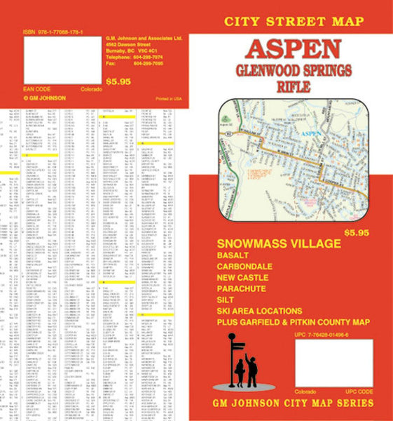 Cover of Aspen, Glenwood Springs and Rifle, Colorado by GM Johnson