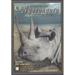 A Tourist Map of Ngorongoro Conservation Area, with Photographic Checklist by Veronica Roodt