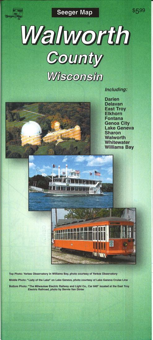 Cover of Walworth County, Wisconsin by The Seeger Map Company Inc.
