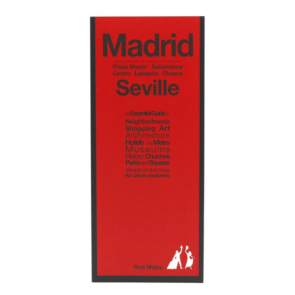 Cover of Madrid and Seville, Spain by Red Maps