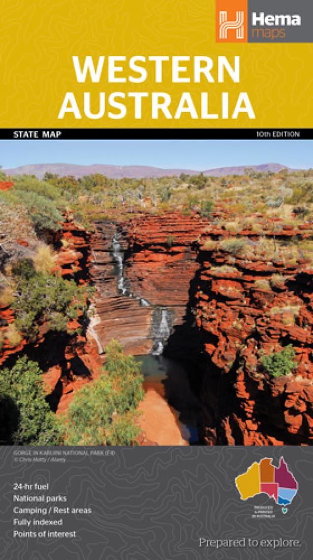 Cover of Western Australia, Australia, State Map  