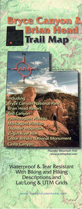 Bryce Canyon and Brian Head, Trail Map by Adventure Maps