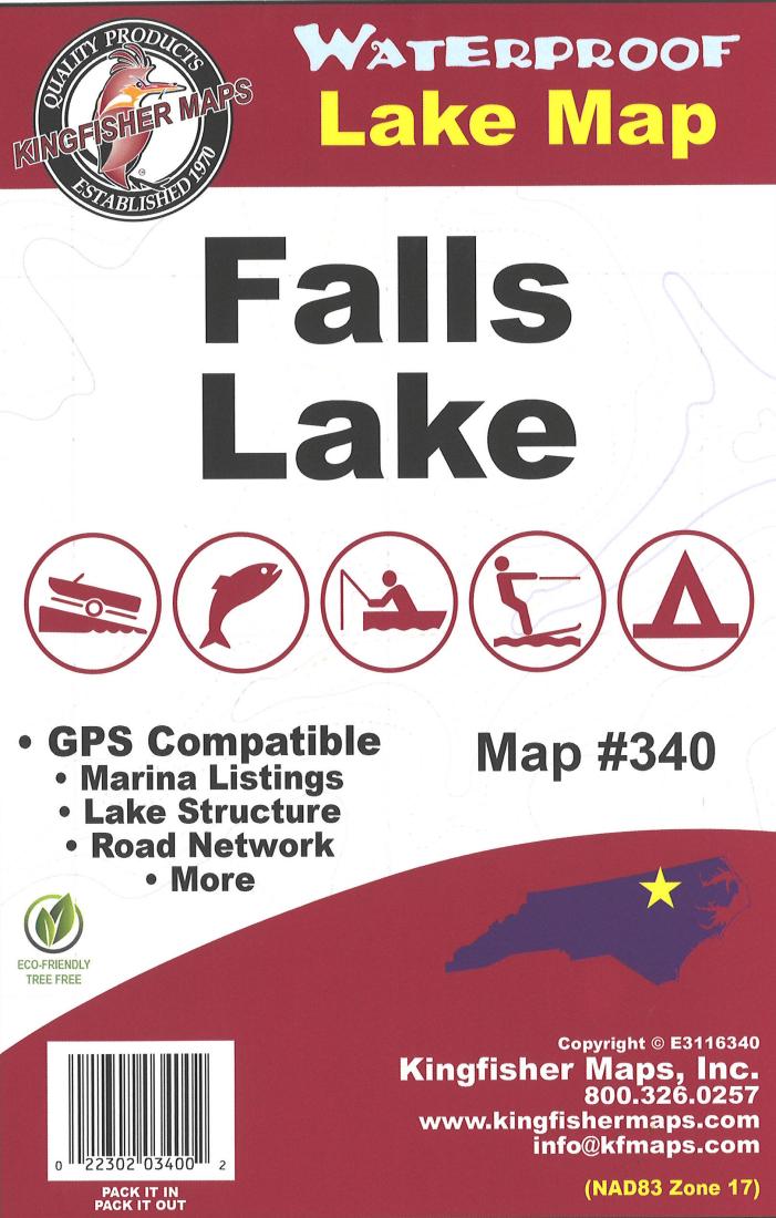 Cover of Falls Lake Map by Kingfisher Maps, Inc.