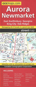 Aurora and Newmarket Street Map by Canadian Cartographics Corporation