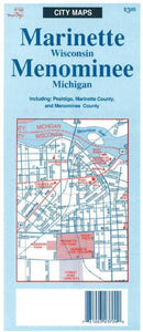 Marinette-Menominee,WI by The Seeger Map Company Inc.