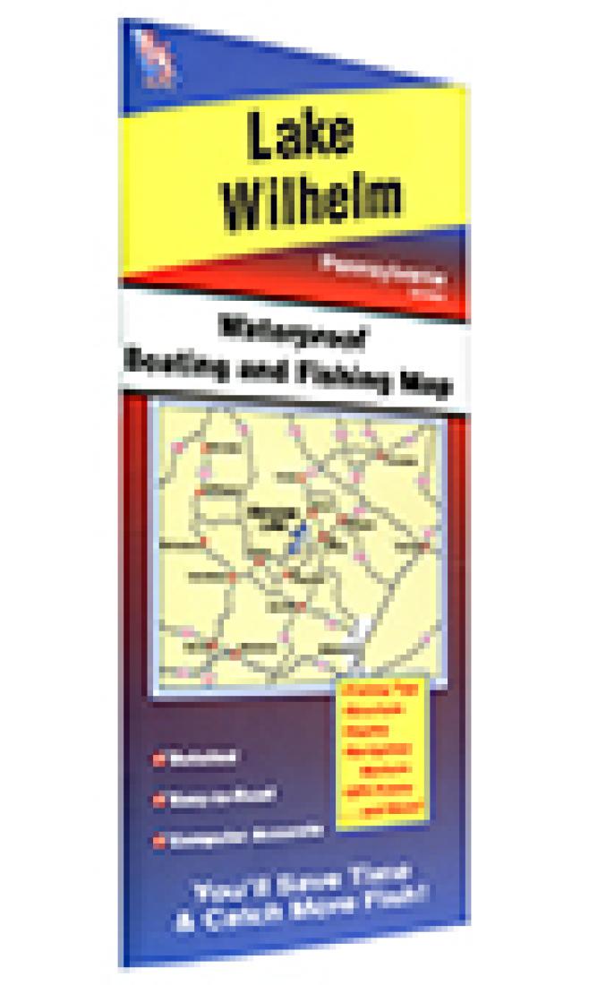 Cover of Lake Wilhelm Fishing Map by Fishing Hot Spots