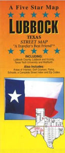 Lubbock, Texas by Five Star Maps, Inc.