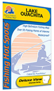 Ouachita Fishing Map by Fishing Hot Spots