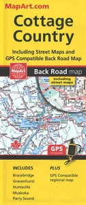 Muskoka, Huntsville, Cottage Country : Back Road Map by Canadian Cartographics Corporation