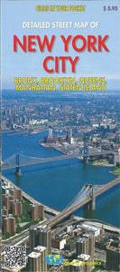 New York City, detailed streets of Bronx, Brooklyn, Queens, Manhattan, Staten Island by Global Graphics