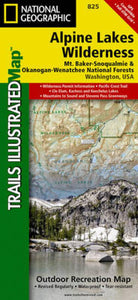 Alpine Lakes Wilderness : Mt. Baker-Snoqualmie & Okanogan-Wenatchee National Forests : Washington, USA by National Geographic
