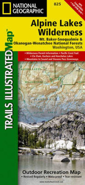 Alpine Lakes Wilderness : Mt. Baker-Snoqualmie & Okanogan-Wenatchee National Forests : Washington, USA by National Geographic
