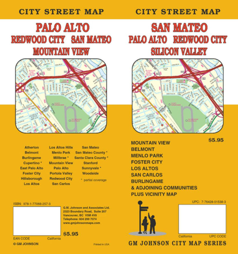 Cover of San Mateo, Silicon Valley, Palo Alto and Redwood City, California by GM Johnson