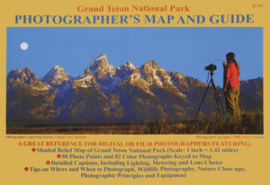 Grand Teton National Park, Wyoming, Photographer's Map by Earthwalk Press