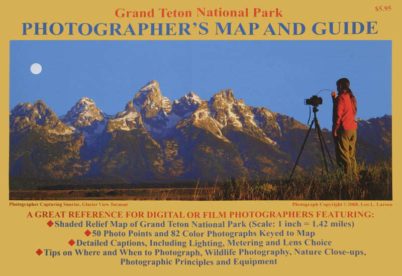 Cover of Grand Teton National Park, Wyoming, Photographer's Map
