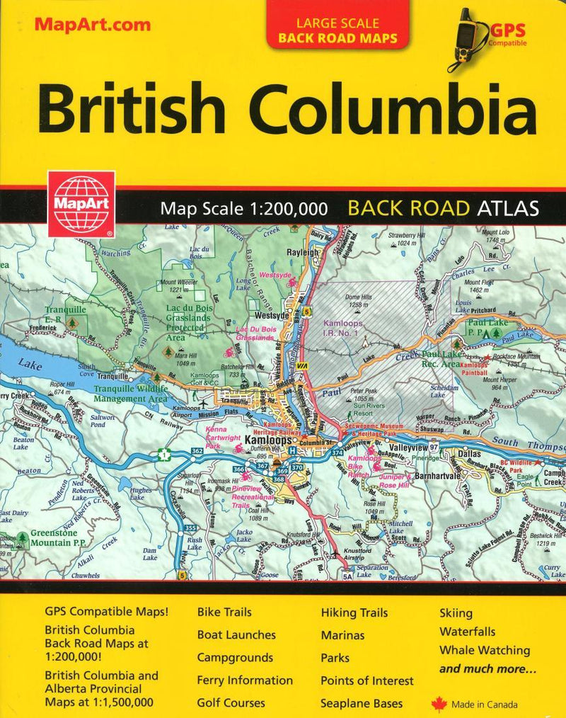 Cover of British Columbia Back Road Atlas 