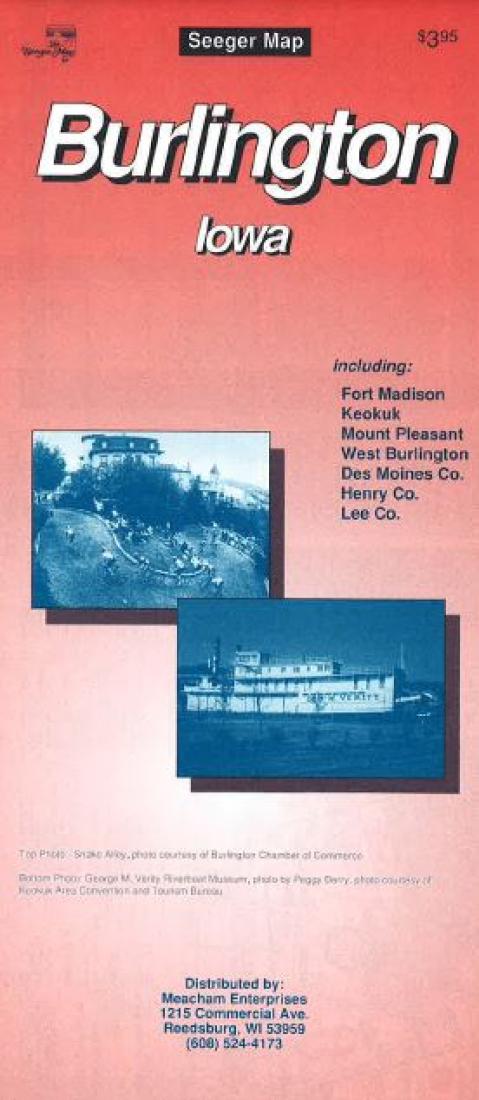 Cover of Burlington, Iowa by The Seeger Map Company Inc.
