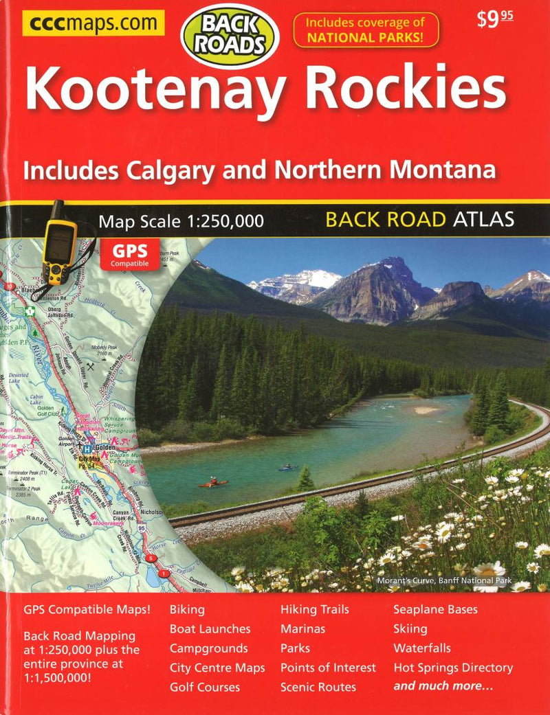 Cover of Kootenay Rockies Back Road Atlas 