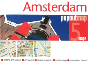 Amsterdam, Netherlands PopOut 5 Maps by PopOut Products