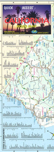 California, Quick Access Map by Global Graphics