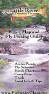 Little River TN River Map and Fly Fishing Guide by Fishwater Maps