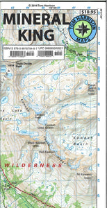 Mineral King, California Trail Map by Tom Harrison Maps