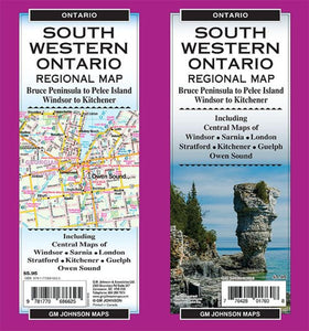 Southwestern Ontario, Ontario Regional Map by GM Johnson