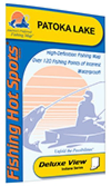 Cover of Patoka Lake Fishing Map by Fishing Hot Spots