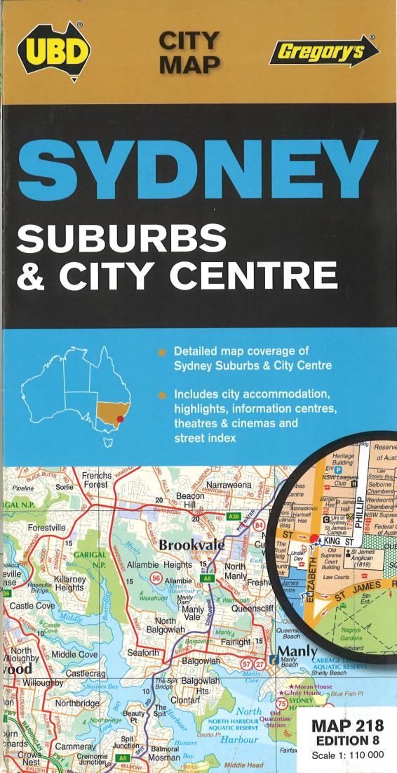 Cover of Sydney, Australia, Suburbs and City Center 
