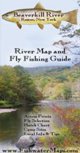 Beaverkill River Roscoe NY River Map and Fly Fishing Guide by Fishwater Maps