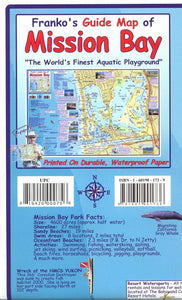 California Guide Map, Mission Bay by Frankos Maps Ltd.