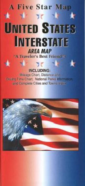 Cover of United States, Interstate Area by Five Star Maps, Inc.