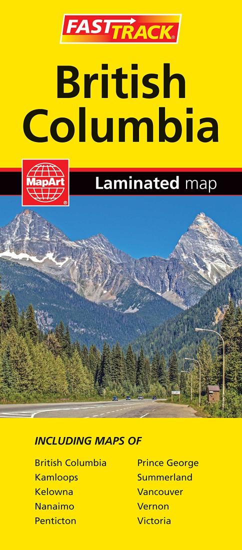 Cover of British Columbia, Fast Track Laminated Map 