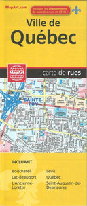Ville de Quebec Street Map by Canadian Cartographics Corporation