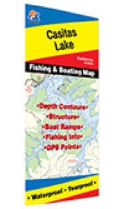 Casitas Lake Fishing Map by Fishing Hot Spots