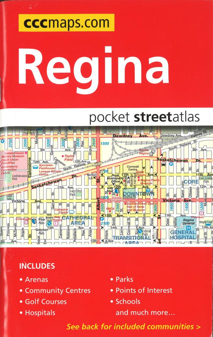 Cover of Regina SK, Pocket Street Atlas 