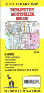 Burlington, Rutland, Montpelier and Barre, Vermont by GM Johnson