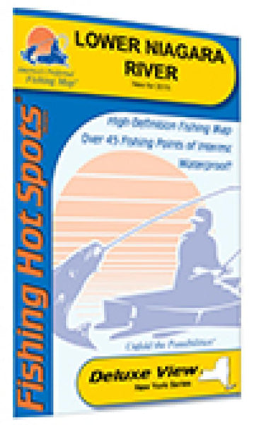 Cover of Lower Niagara River Fishing Map by Fishing Hot Spots