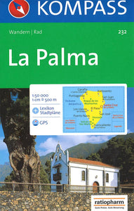 La Palma Hiking Map By Kompass