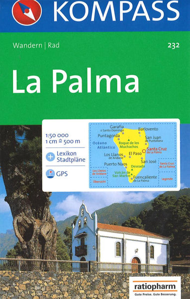 Cover of La Palma Hiking Map By Kompass