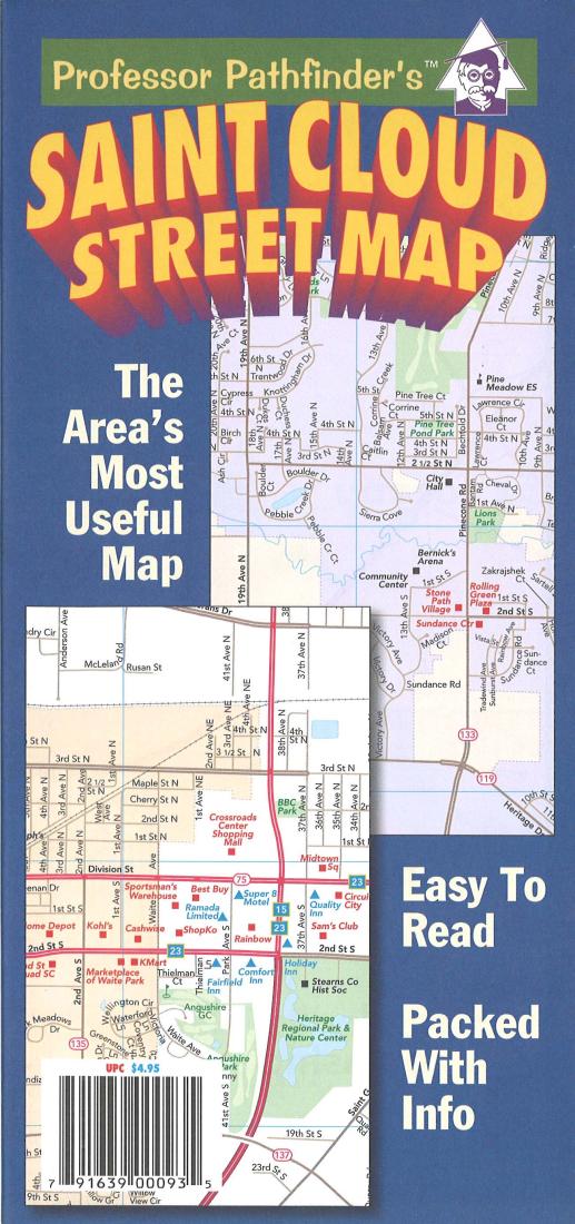 Cover of St. Cloud, Minnesota by Hedberg Maps