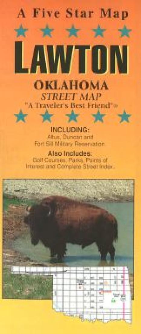 Cover of Lawton, Oklahoma by Five Star Maps, Inc.