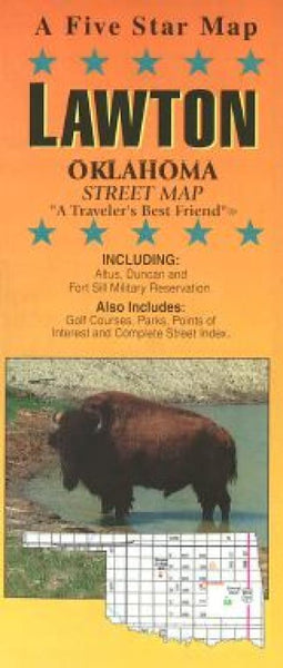 Cover of Lawton, Oklahoma by Five Star Maps, Inc.