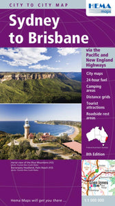 Sydney to Brisbane, Australia by Hema Maps
