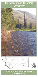 Flathead River System Fishing Map by Wilderness Adventures Press