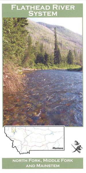 Cover of Flathead River System Fishing Map by Wilderness Adventures Press