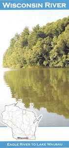 Wisconsin River Fishing Map by Wilderness Adventures Press