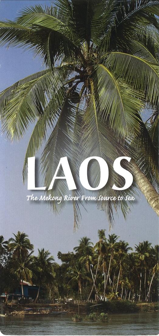 Cover of Mekong River Map, Featuring Laos by Odyssey Publications