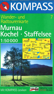Murnau Kochel - Staffelsee Hiking Map By Kompass