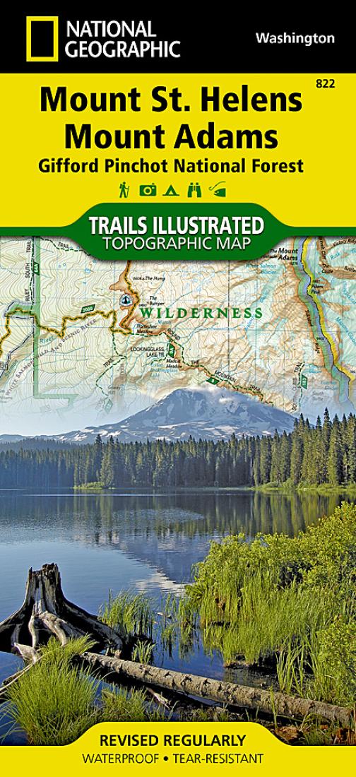 Mount St. Helens : Mount Adams : Gifford-Pinchot National Forest by National Geographic